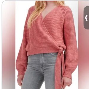 Cozy pink sweater